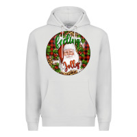 Dove Grey Christmas feeling jolly santa Premium Hoodie - Artiststas