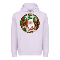 Lilac Christmas feeling jolly santa Premium Hoodie - Artiststas