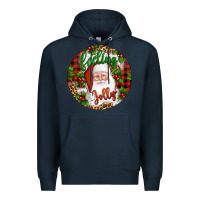 Navy Christmas feeling jolly santa Premium Hoodie - Artiststas