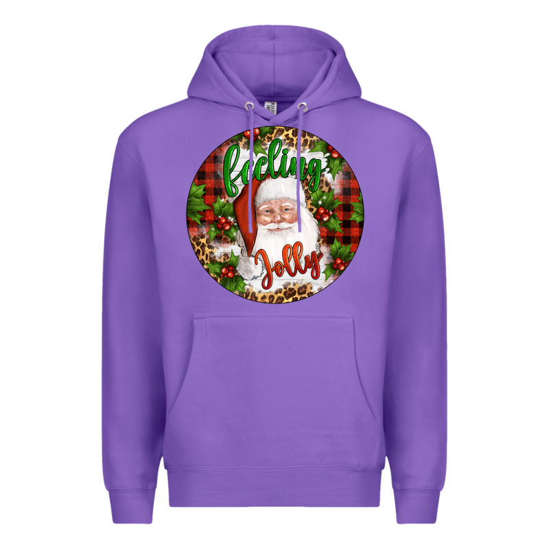 Christmas Feeling Jolly Santa Premium Hoodie by Artiststas | Teevron