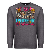 Charcoal Heather i say what everybody else is thinking Premium Sweatshirt - Zillion Design Studio