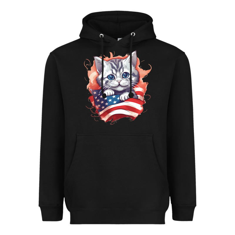 Cat6 Heavyweight Hoodie by Unal Design | Teevron