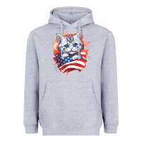 Heather Grey cat6 Heavyweight Hoodie - Unal Design