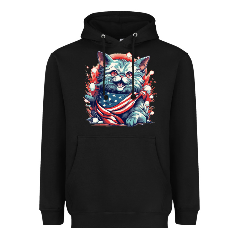 Cat7 Heavyweight Hoodie by Unal Design | Teevron