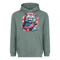 Sage cat7 Heavyweight Hoodie - Unal Design