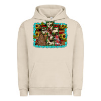 Pigment French Oak Christmas cross Urban Hoodie - JahusDesignShop