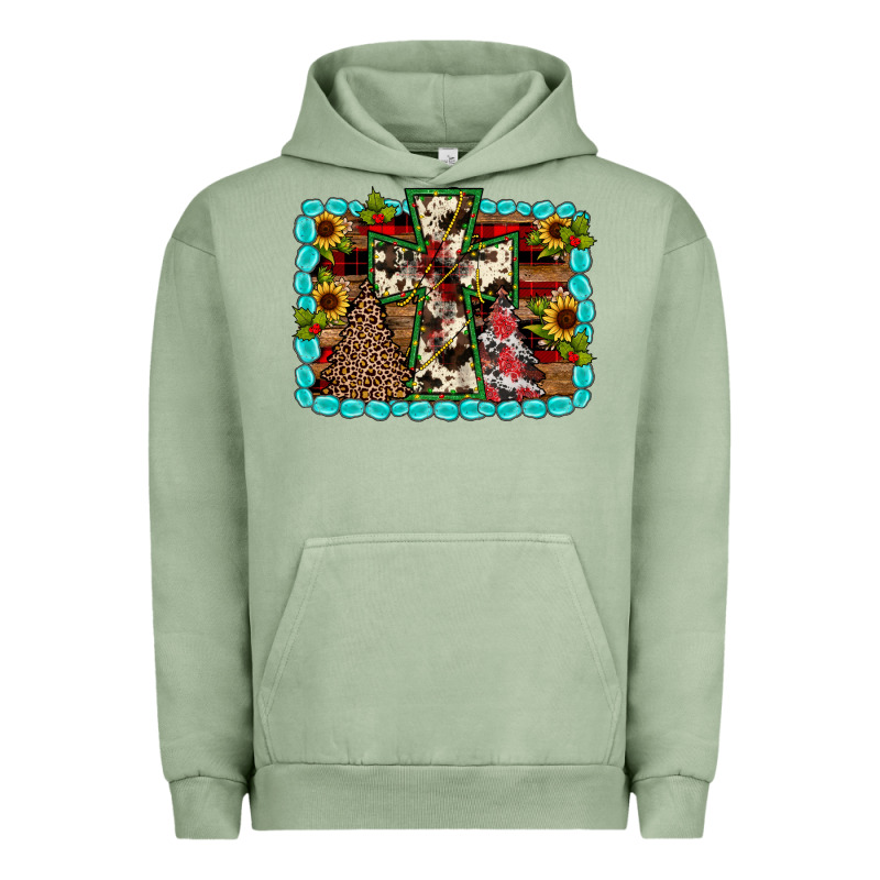Christmas Cross Urban Hoodie by JahusDesignShop | Teevron