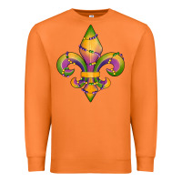 Carrot mardi gras fleur de lis Premium Sweatshirt - RanaPortraitStore