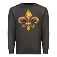Smoke mardi gras fleur de lis Premium Sweatshirt - RanaPortraitStore