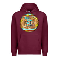 Burgundy i think i love fall most of all Premium Hoodie - BundleAndBundleShop