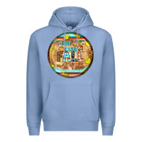 Colony Blue i think i love fall most of all Premium Hoodie - BundleAndBundleShop