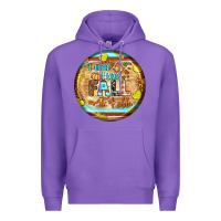Purple i think i love fall most of all Premium Hoodie - BundleAndBundleShop