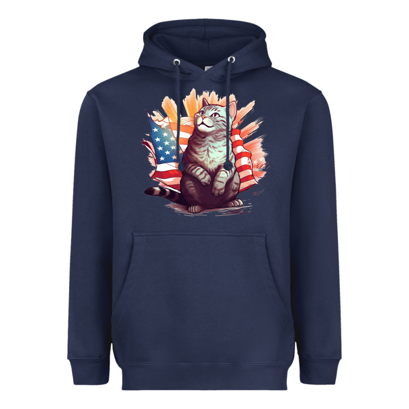 Cat8 Heavyweight Hoodie by Unal Design | Teevron