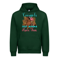 Forest Green cowgirls just wanna have fun Urban Hoodie - Artiststas