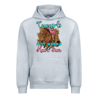 Heather Grey cowgirls just wanna have fun Urban Hoodie - Artiststas