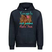 Navy cowgirls just wanna have fun Urban Hoodie - Artiststas