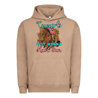 Pigment Burro cowgirls just wanna have fun Urban Hoodie - Artiststas
