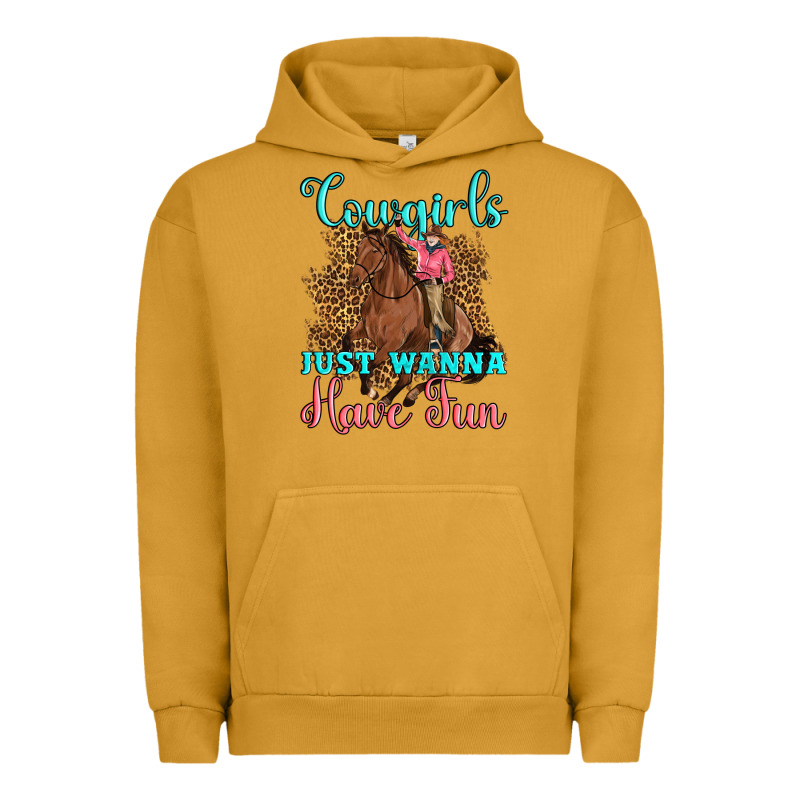 Cowgirls Just Wanna Have Fun Urban Hoodie by Artiststas | Teevron