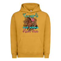 Pigment Peanut Butter cowgirls just wanna have fun Urban Hoodie - Artiststas