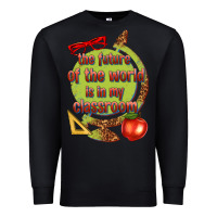 Black the future of the world is in my classroom Premium Sweatshirt - texasbilliewilder