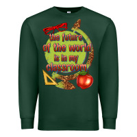 Sports Green the future of the world is in my classroom Premium Sweatshirt - texasbilliewilder