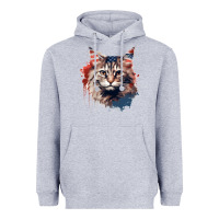 Heather Grey cat9 Heavyweight Hoodie - Unal Design