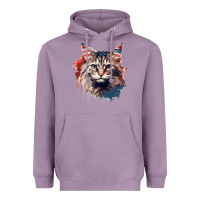 Lavender cat9 Heavyweight Hoodie - Unal Design