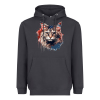Smoke cat9 Heavyweight Hoodie - Unal Design