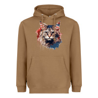 Toasted Coconut cat9 Heavyweight Hoodie - Unal Design