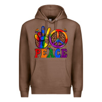Chestnut peace Premium Hoodie - JahusDesignShop