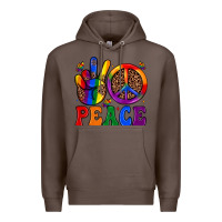 Coffee peace Premium Hoodie - JahusDesignShop