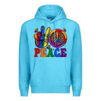 Ocean Blue peace Premium Hoodie - JahusDesignShop