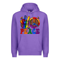 Purple peace Premium Hoodie - JahusDesignShop
