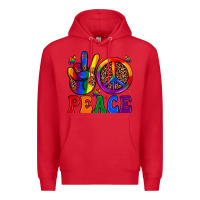 Red peace Premium Hoodie - JahusDesignShop