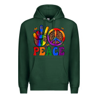 Sports Green peace Premium Hoodie - JahusDesignShop