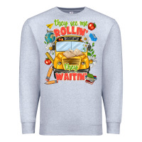 Heather Grey they see me rolling they waiting Premium Sweatshirt - texasbilliewilder