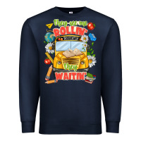 Navy they see me rolling they waiting Premium Sweatshirt - texasbilliewilder