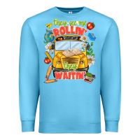 Ocean Blue they see me rolling they waiting Premium Sweatshirt - texasbilliewilder