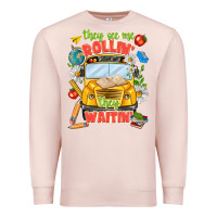 Pale Pink they see me rolling they waiting Premium Sweatshirt - texasbilliewilder