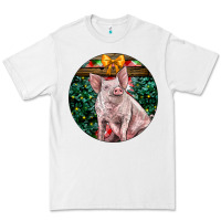 White christmas pig Premium Tee - LillyAllenDesigns