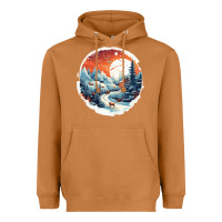 Meerkat deer snow house design Heavyweight Hoodie - Unal Design