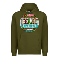 Army Green Christmas feliz navidad Premium Hoodie - Artiststas