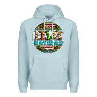 Blue Mist Christmas feliz navidad Premium Hoodie - Artiststas