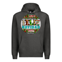 Charcoal Heather Christmas feliz navidad Premium Hoodie - Artiststas