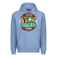 Colony Blue Christmas feliz navidad Premium Hoodie - Artiststas