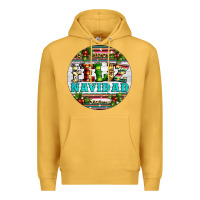 Mustard Christmas feliz navidad Premium Hoodie - Artiststas