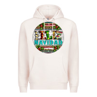 Pale Pink Christmas feliz navidad Premium Hoodie - Artiststas