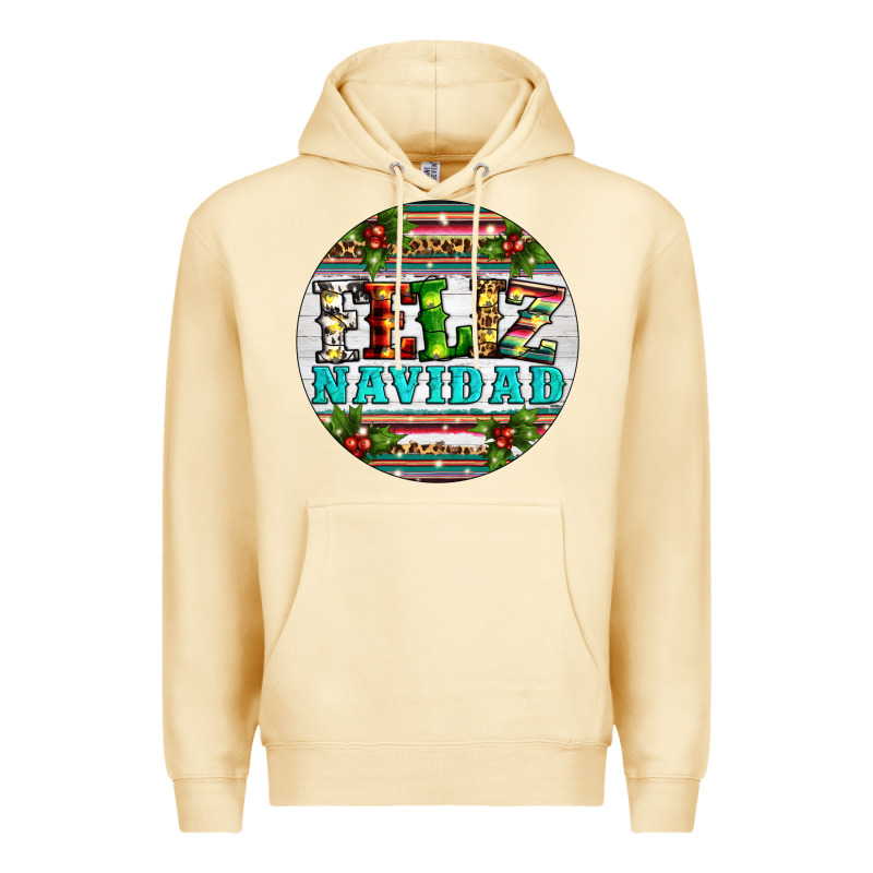 Christmas Feliz Navidad Premium Hoodie by Artiststas | Teevron