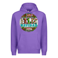 Purple Christmas feliz navidad Premium Hoodie - Artiststas