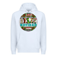 White Christmas feliz navidad Premium Hoodie - Artiststas